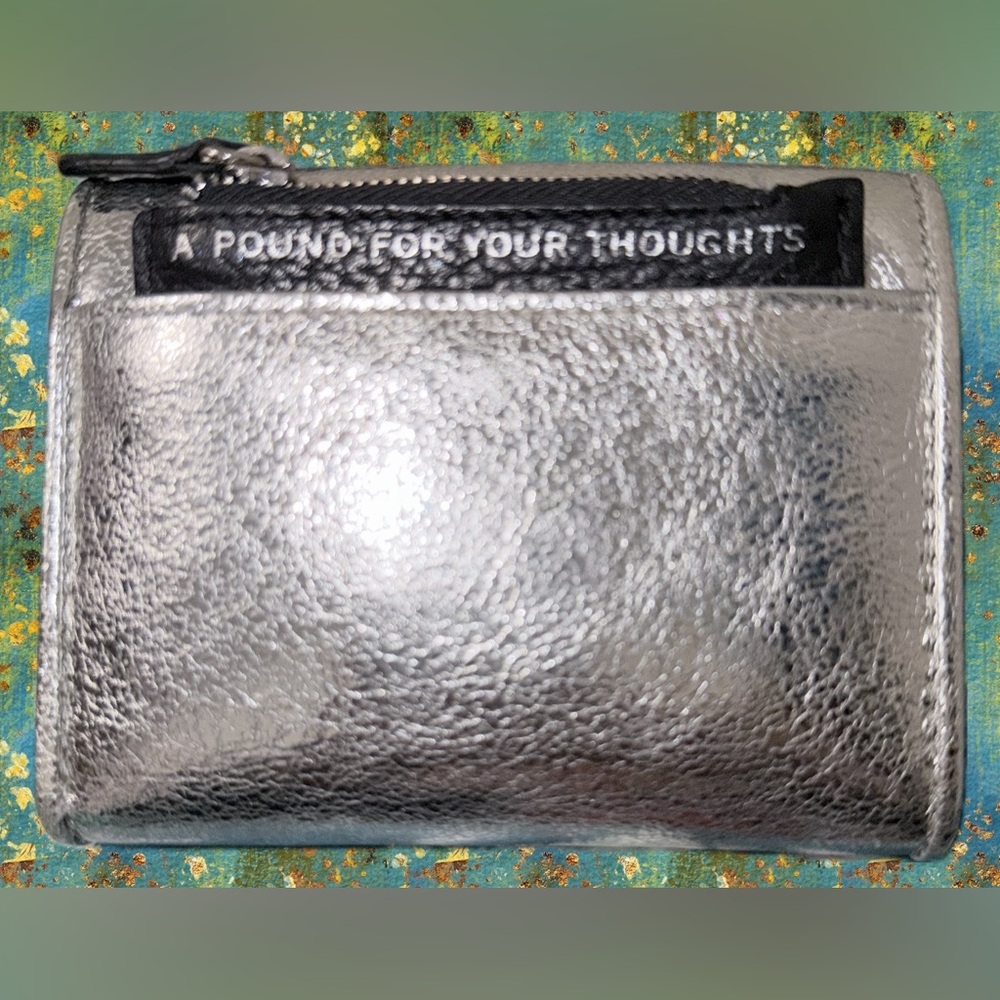 Brighton Glorietta Crossbody Bag Wallet Bow &Coin Purse Silver Adornment Leather - Picture 11 of 17